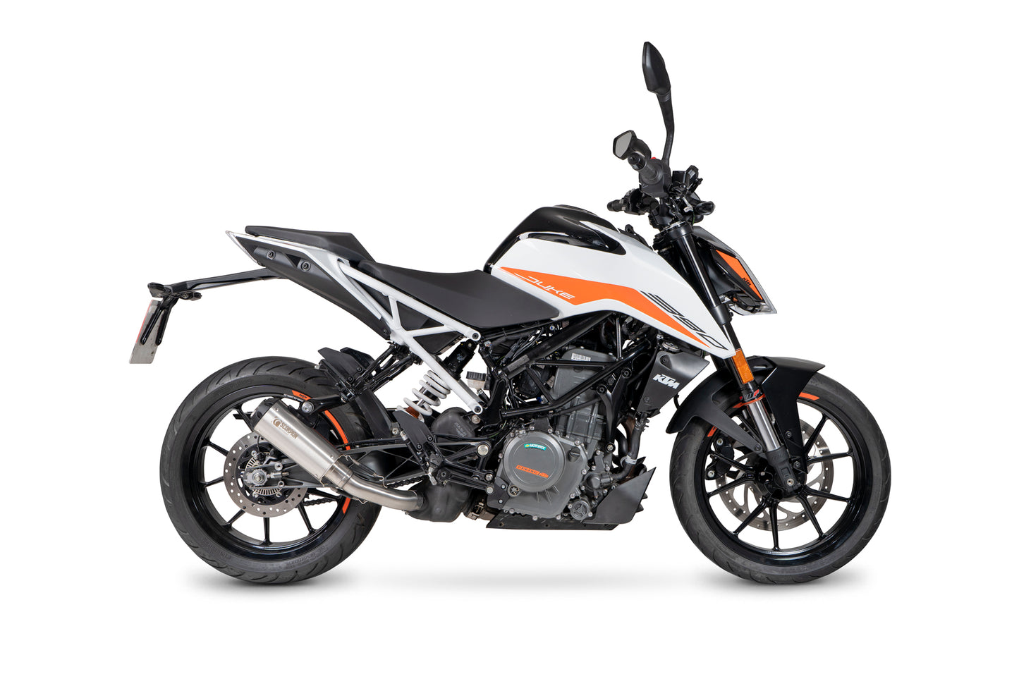 SCORPION RED POWER SLIP-ON KTM DUKE 390 21'- 23'