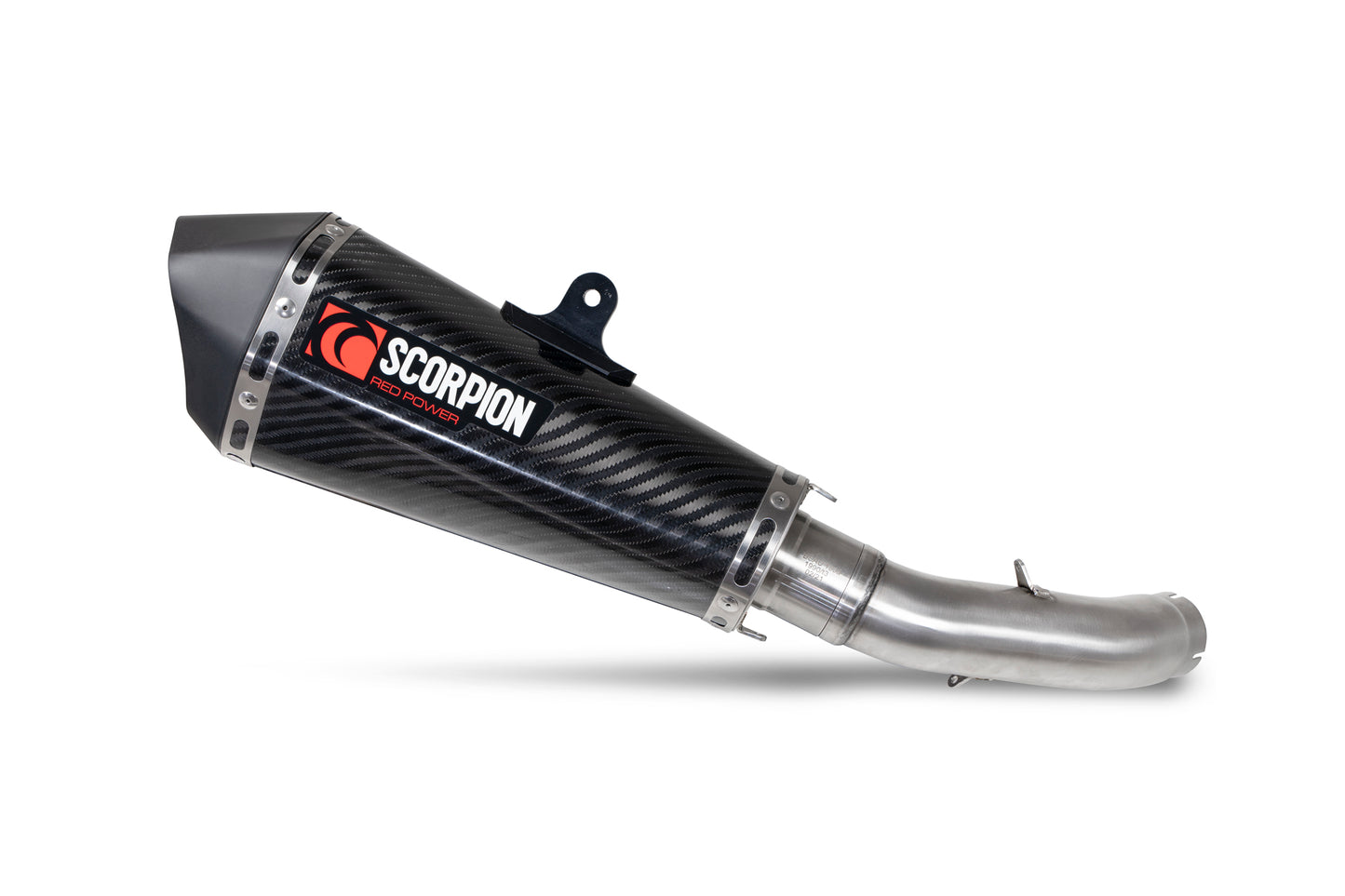 SCORPION SERKET TAPER SLIP-ON KTM DUKE 390 21'- 23' CARBON FIBER