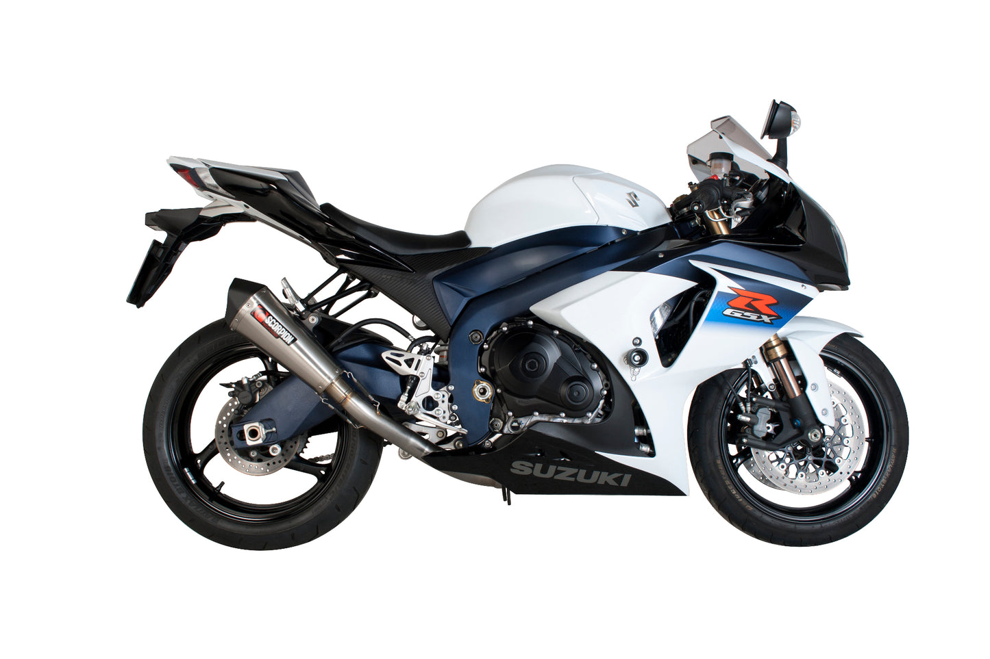 SCORPION SERKET TAPER SLIP-ON SUZUKI GSX R 1000 09'-11' STAINLESS STEEL.