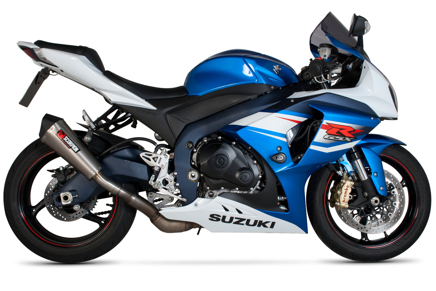 SCORPION SERKET TAPER SLIP-ON SUZUKI GSX R 1000 12'-16' STAINLESS STEEL.