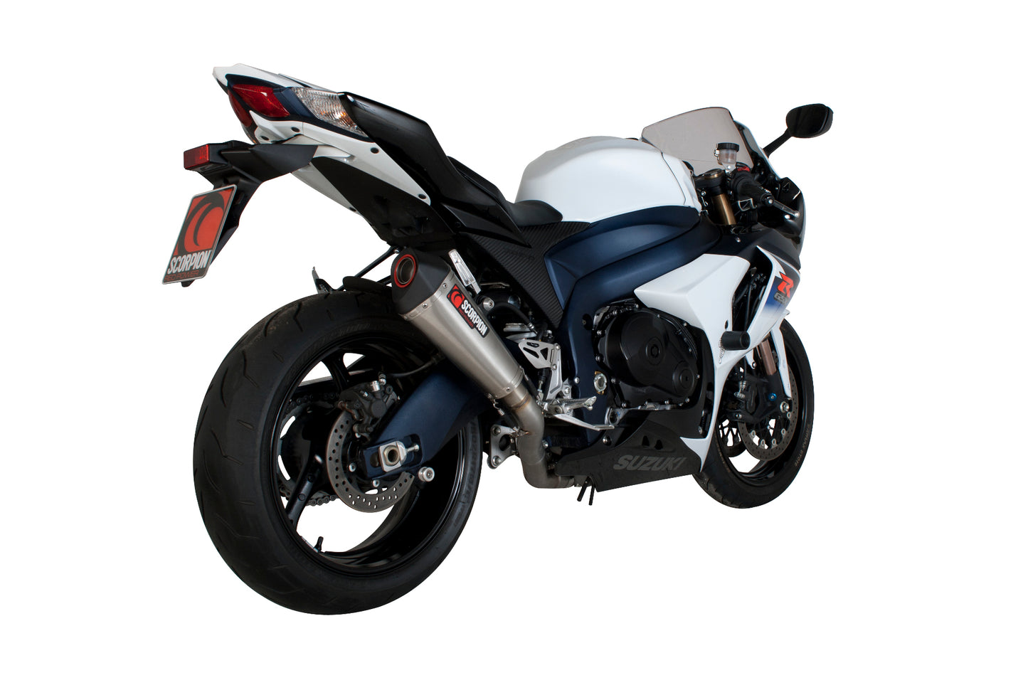 SCORPION SERKET TAPER SLIP-ON SUZUKI GSX R 1000 09'-11' STAINLESS STEEL.