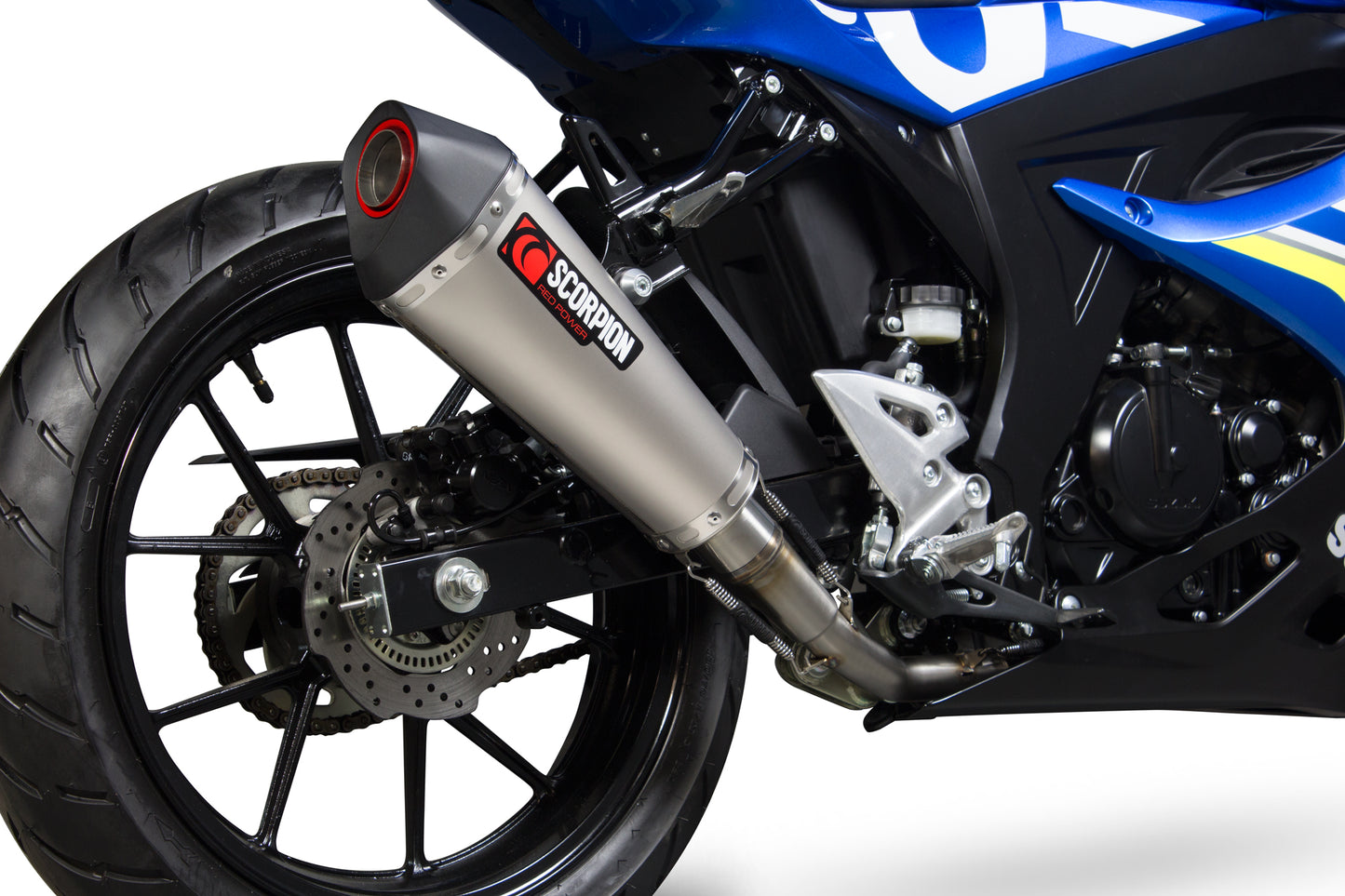SCORPION SERKET TAPER FULL SYSTEM SUZUKI GSX-R 125 / 150 17'-20'