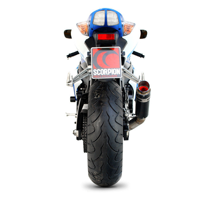 SCORPION RP1-GP SLIP-ON SUZUKI GSXR 600/750 K6-7 CARBON FIBRE