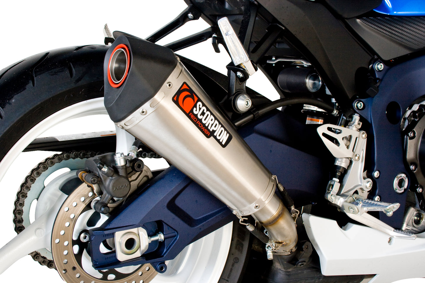 SCORPION SERKET TAPER SLIP-ON SUZUKI GSX R 600/750 11'-19'