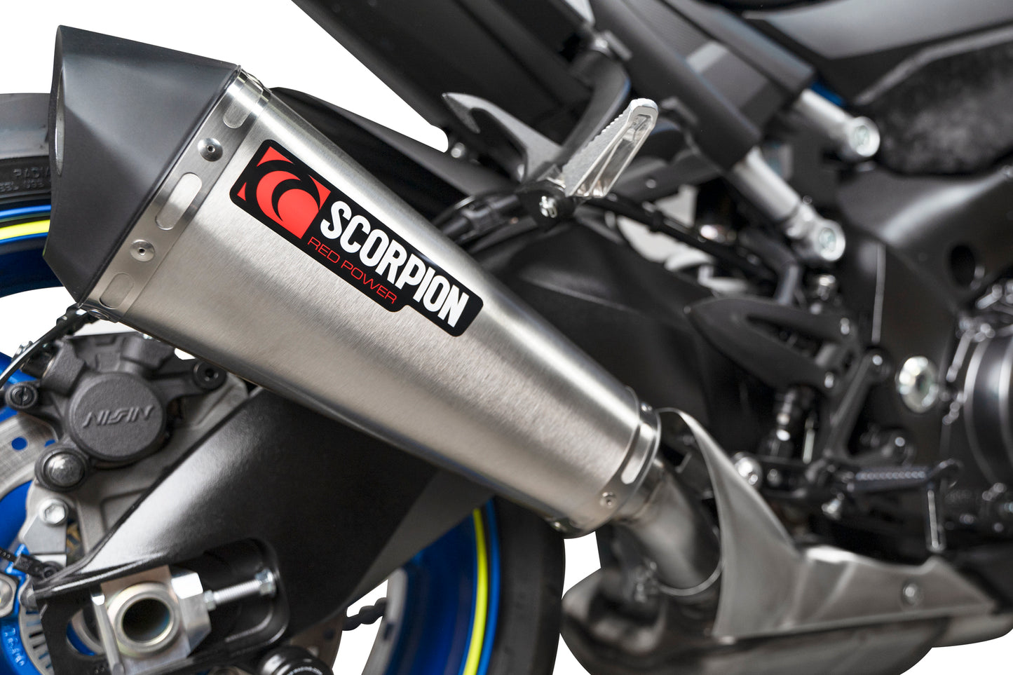 SCORPION SERKET TAPER SLIP-ON SUZUKI GSX S1000 21'-23' STAINLESS STEEL.
