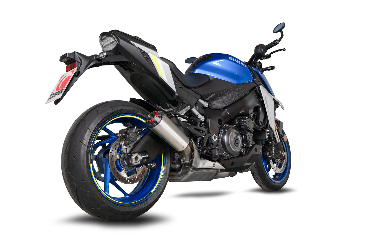 SCORPION RED POWER SLIP-ON SUZUKI GSX S1000 21'-25'