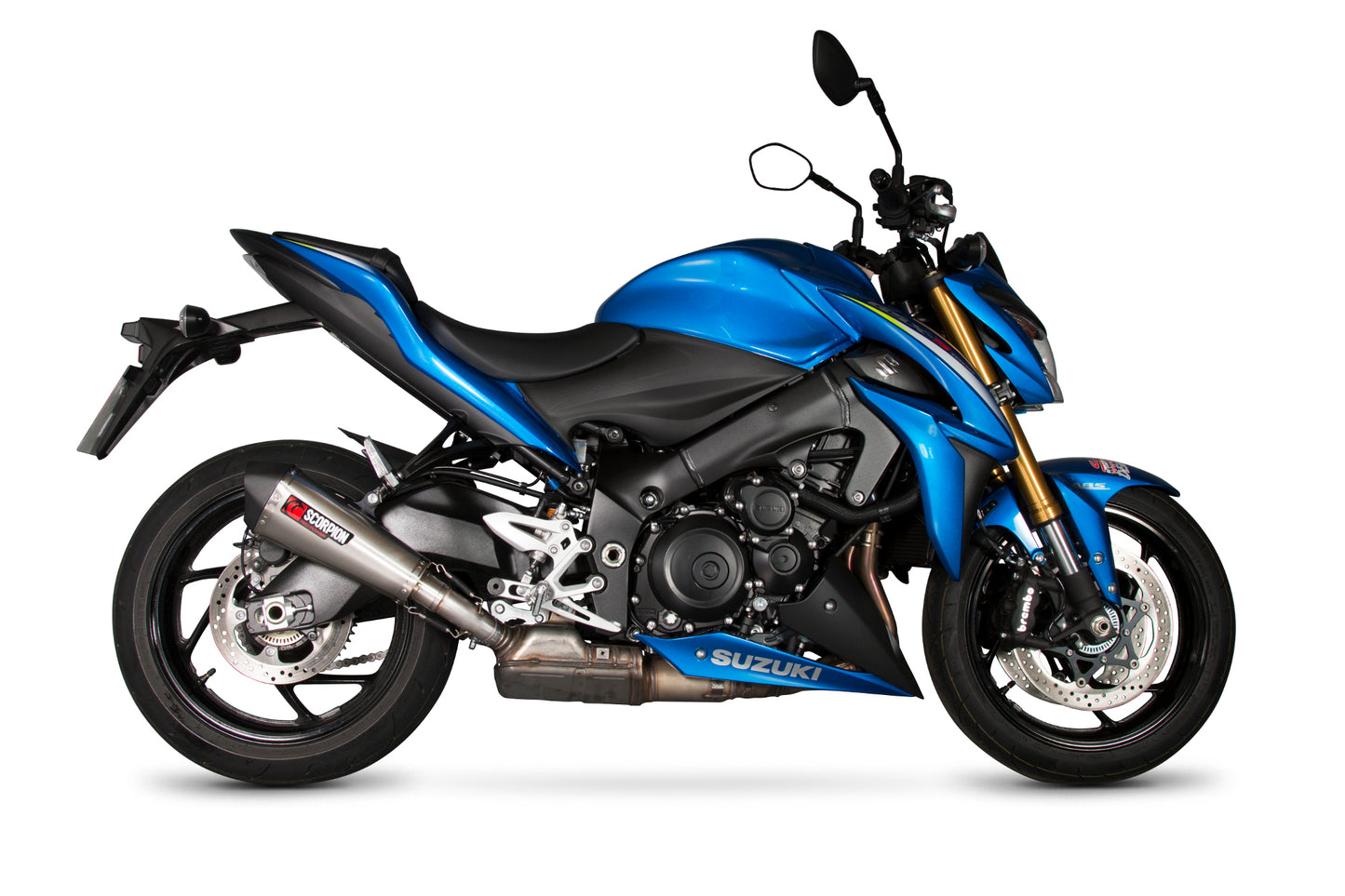 SCORPION SERKET TAPER SLIP-ON SUZUKI GSX S1000 /GSX S1000F 15'-20' STAINLESS STEEL.