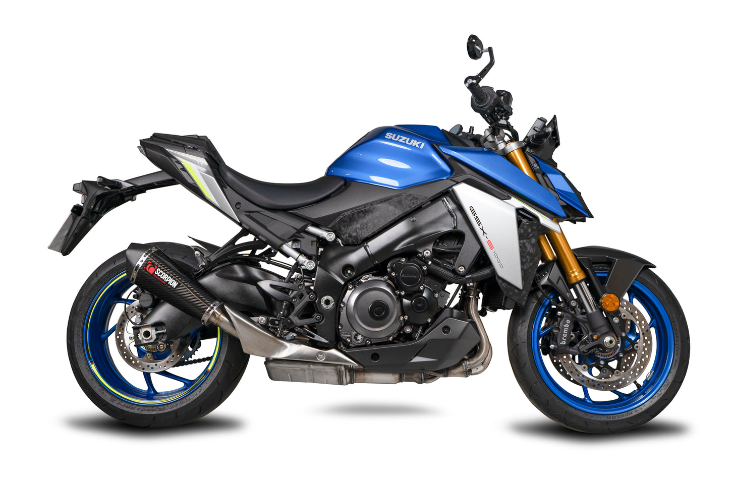 SCORPION SERKET TAPER SLIP-ON SUZUKI GSX S1000 21'-23' CARBON FIBER