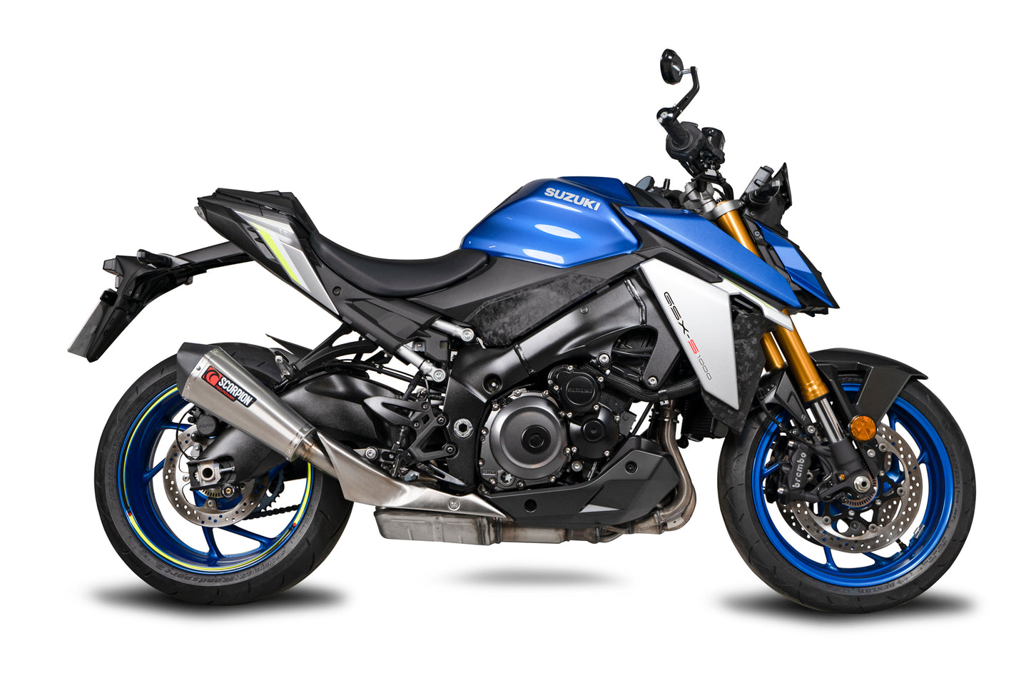 SCORPION SERKET TAPER SLIP-ON SUZUKI GSX S1000 21'-23' STAINLESS STEEL.