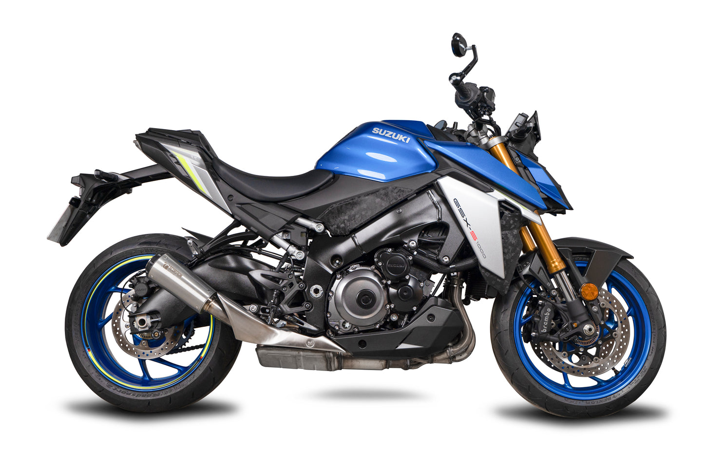 SCORPION RED POWER SLIP-ON SUZUKI GSX S1000 21'-25'