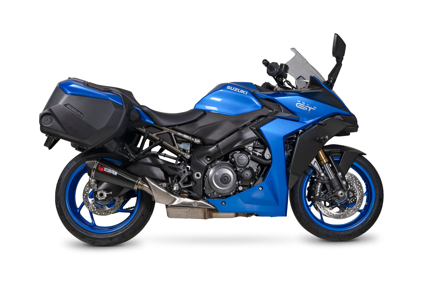 SCORPION SERKET TAPER SLIP-ON SUZUKI GSX S1000 GT 22'-23' CARBON FIBER