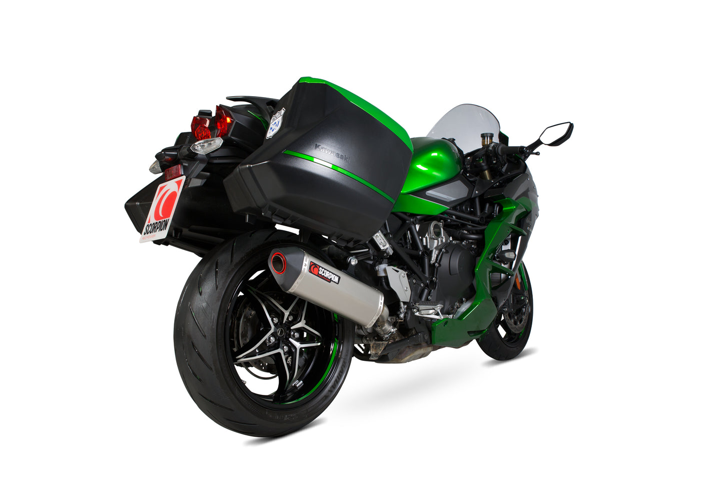 SCORPION SERKET PARALLEL SLIP-ON KAWASAKI NINJA H2 SX 18'-20'