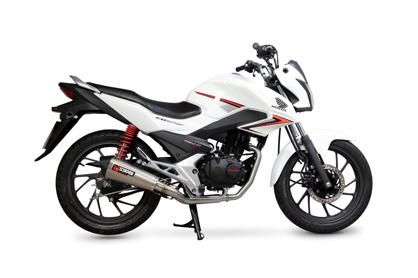 SCORPION SERKET TAPER FULL SYSYTEM HONDA CB 125 F 17'-20' ACERO INOX.
