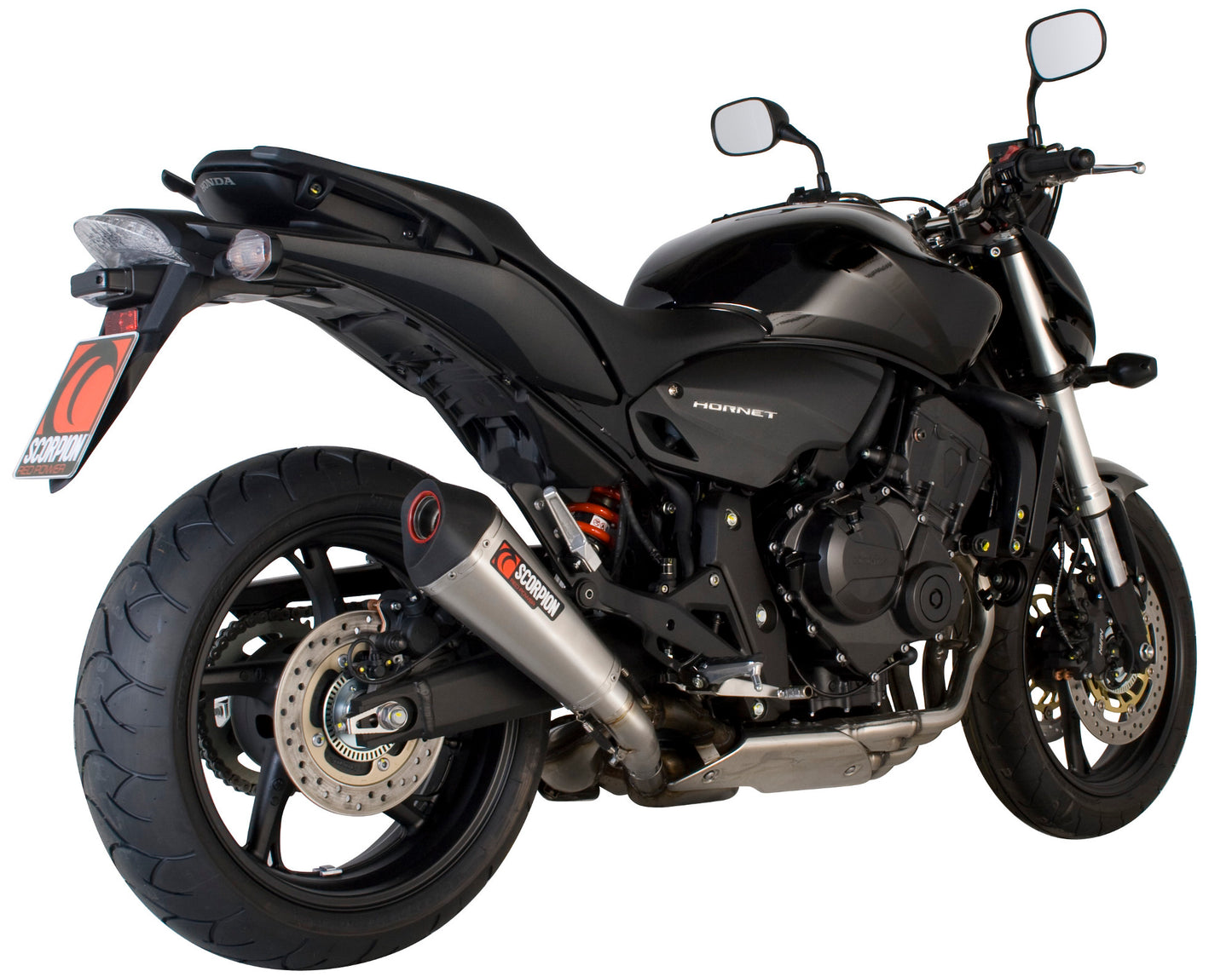 SCORPION SERKET TAPER SLIP-ON HONDA CB 600 HORNET 2007'-13' STAINLESS STEEL
