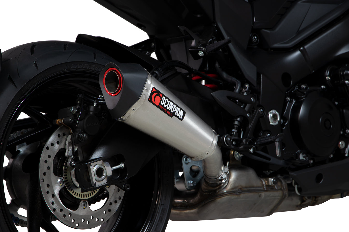 SCORPION SERKET TAPER SLIP-ON SUZUKI KATANA GSX S 1000 19'-23' STAINLESS STEEL.