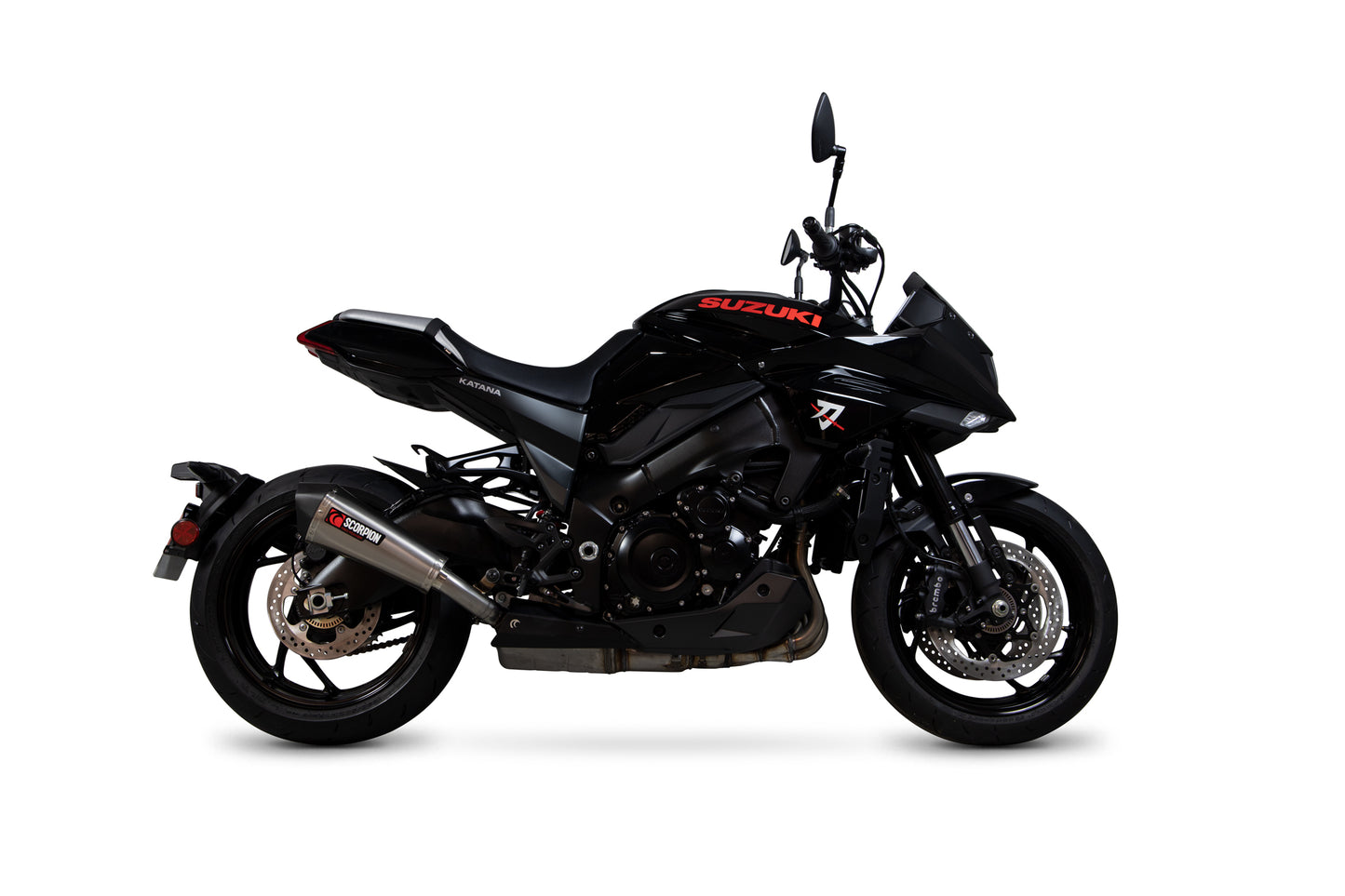SCORPION SERKET TAPER SLIP-ON SUZUKI KATANA GSX S 1000 19'-20'
