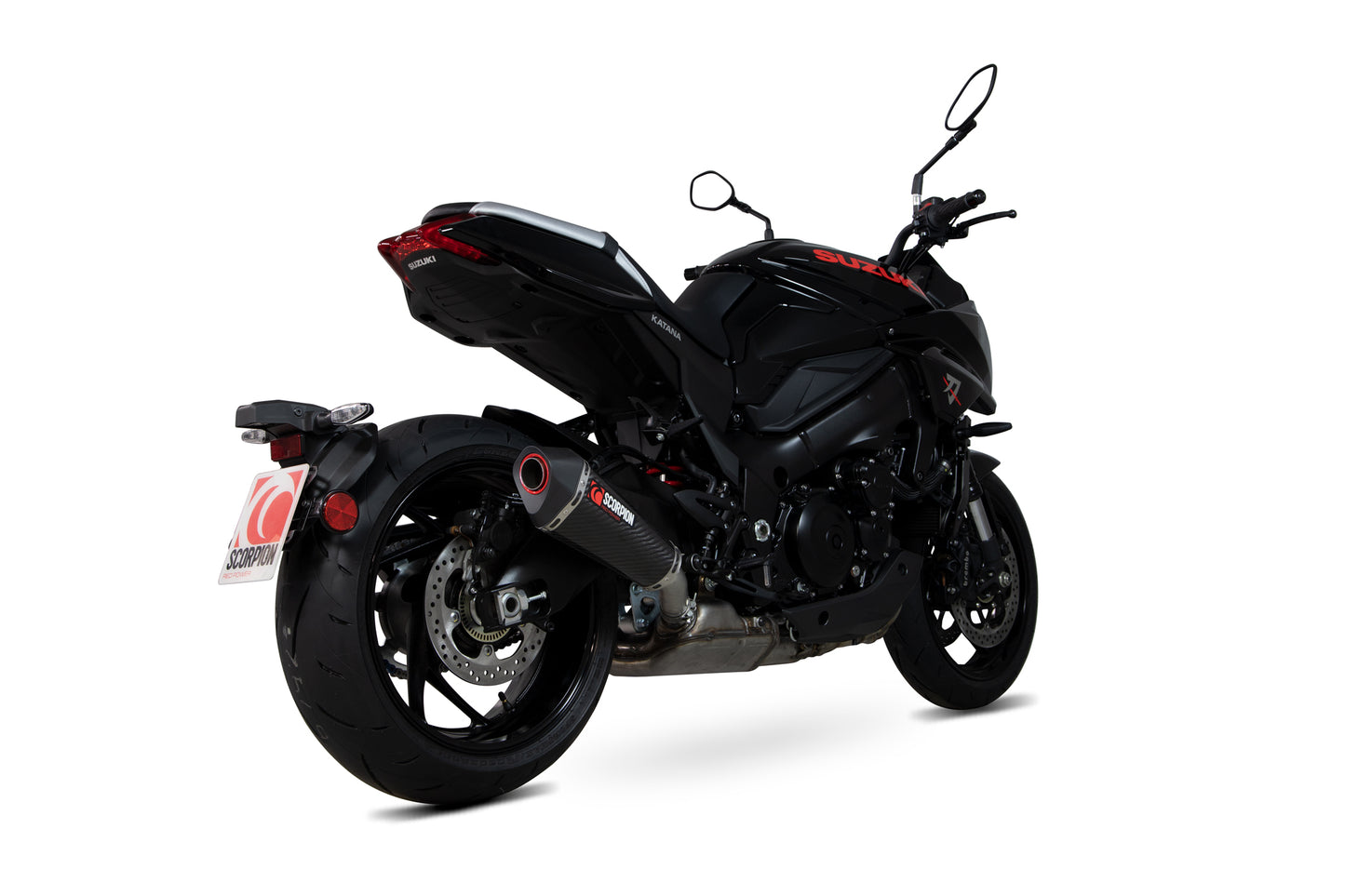 SCORPION SERKET TAPER SLIP-ON SUZUKI KATANA GSX S 1000 19'-23' CARBON FIBER