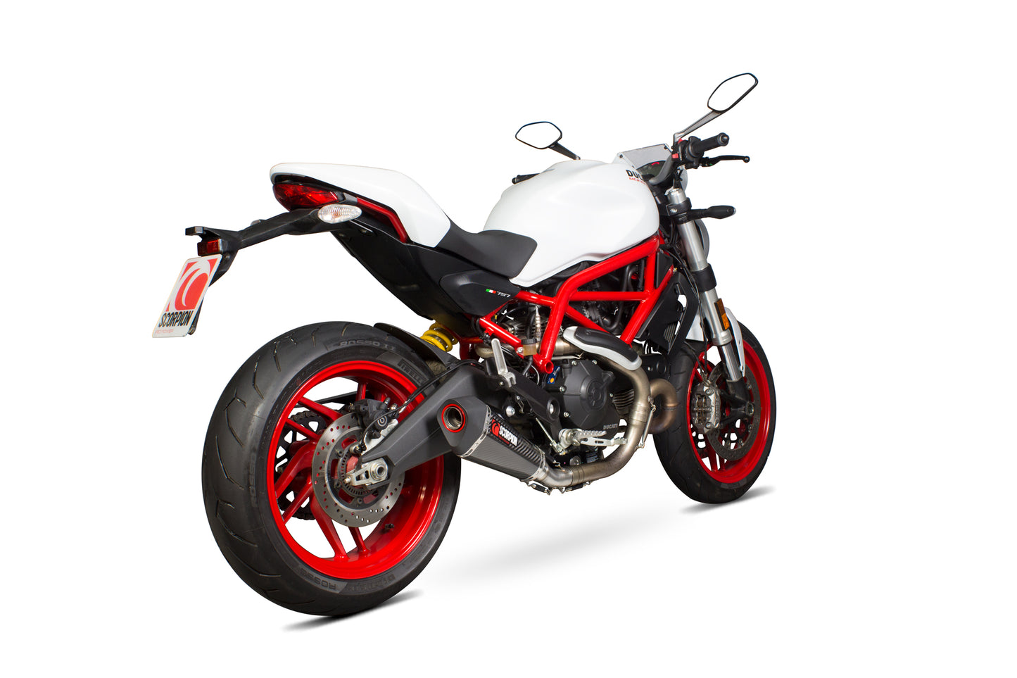SCORPION SERKET TAPER SLIP-ON (remove stock catalyst) DUCATI MONSTER 797 17'-20'