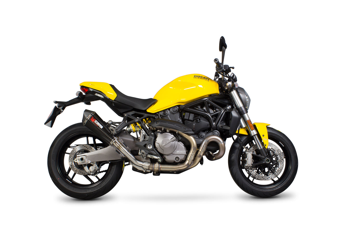 SCORPION SERKET TAPER SLIP-ON (remove factory catalyst) DUCATI MONSTER 821 18'-20' CARBON