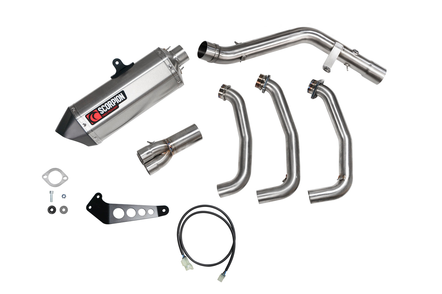 SCORPION SERKET TAPER FULL SYSTEM YAMAHA MT 09 21'-23' STAINLESS STEEL (NOT APPROVED)
