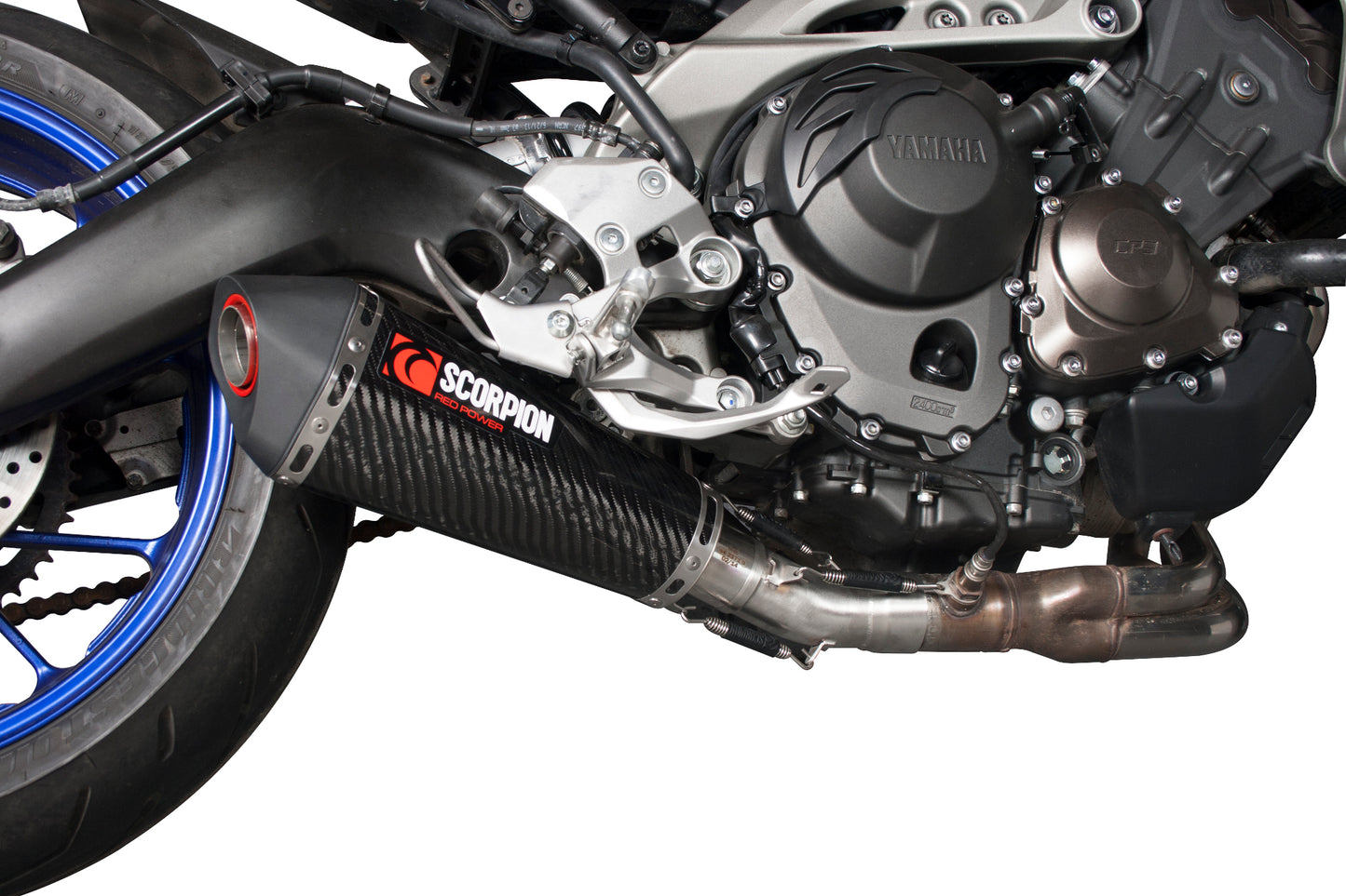 SCORPION SERKET TAPER SLIP-ON YAMAHA MT 09 13'-20' /MT 09 SP 18'-20' CARBON FIBER