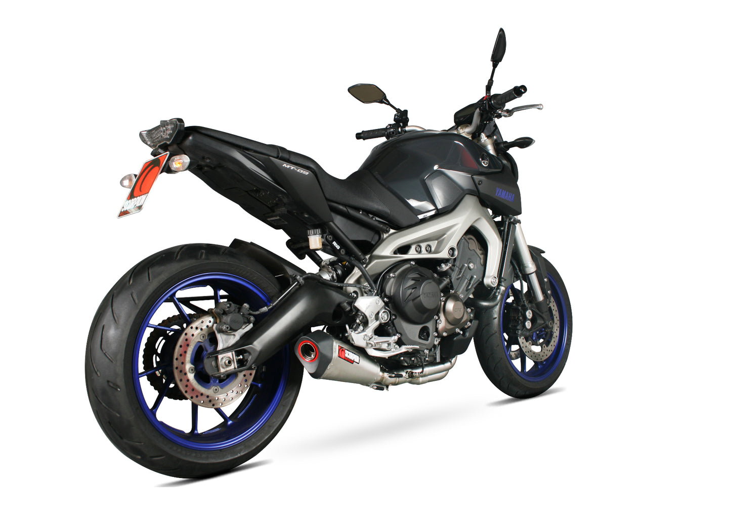 SCORPION SERKET TAPER FULL SYSTEM YAMAHA MT 09 13'-20' /MT 09 SP 18'-20' STAINLESS STEEL. (NOT APPROVED)
