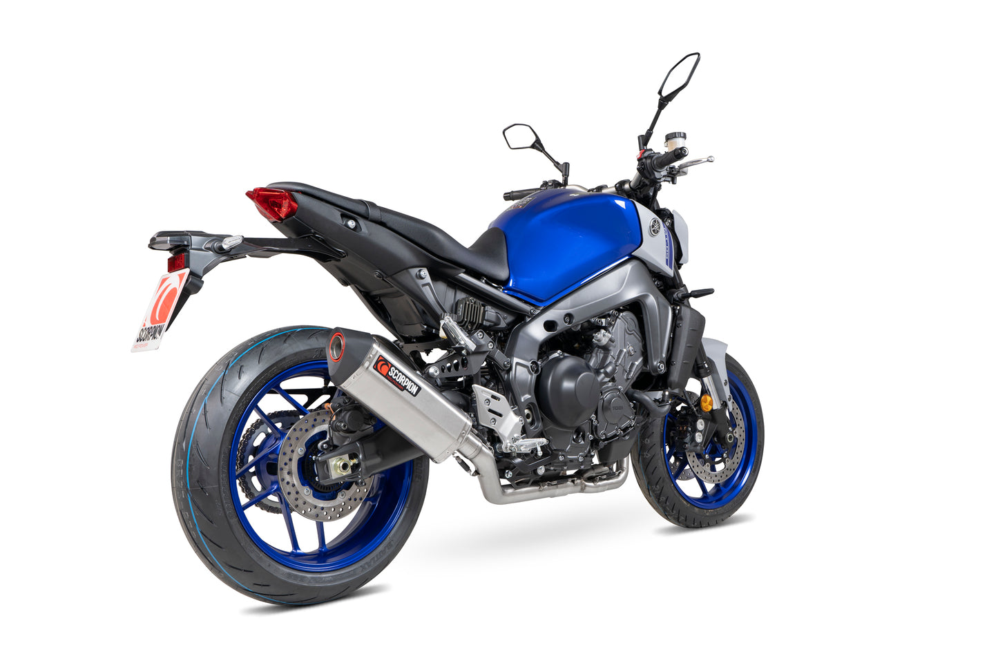 SCORPION SERKET TAPER FULL SYSTEM YAMAHA MT 09 21'-23' STAINLESS STEEL (NOT APPROVED)