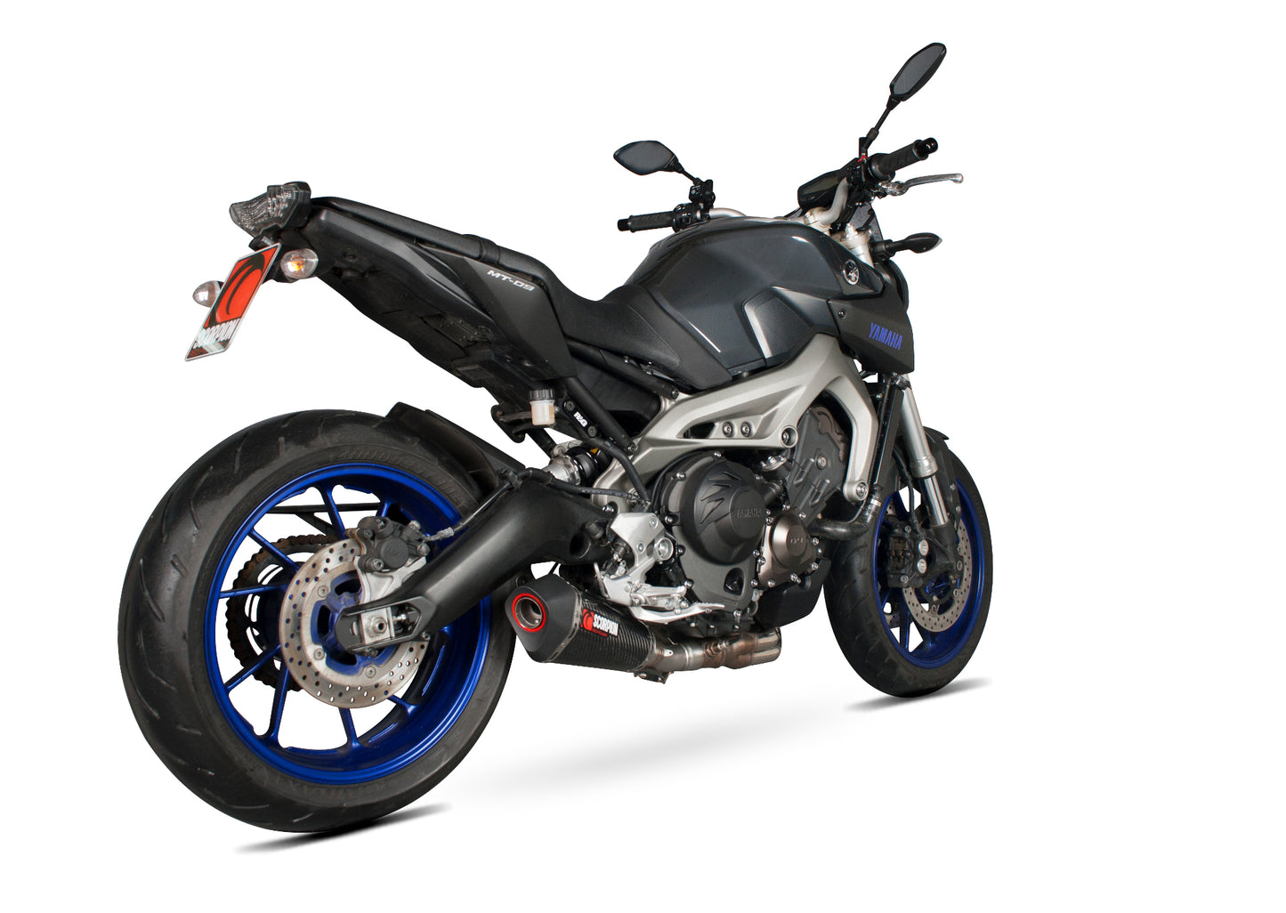 SCORPION SERKET TAPER SLIP-ON YAMAHA MT 09 13'-20' /MT 09 SP 18'-20' CARBON FIBER