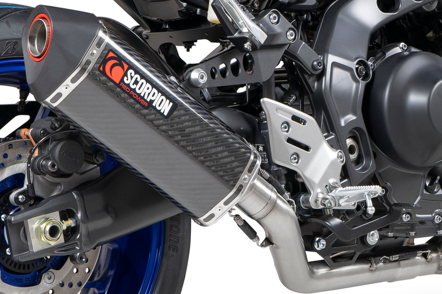 SCORPION SERKET TAPER FULL SYSTEM YAMAHA MT 09 21'-23' CARBON FIBRE