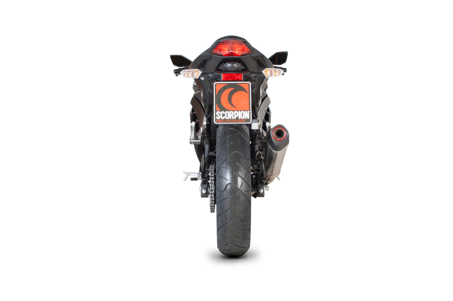 SCORPION SERKET TAPER SLIP-ON KAWASAKI NINJA 300 12'-17'/Z300 15'-17' STAINLESS STEEL.
