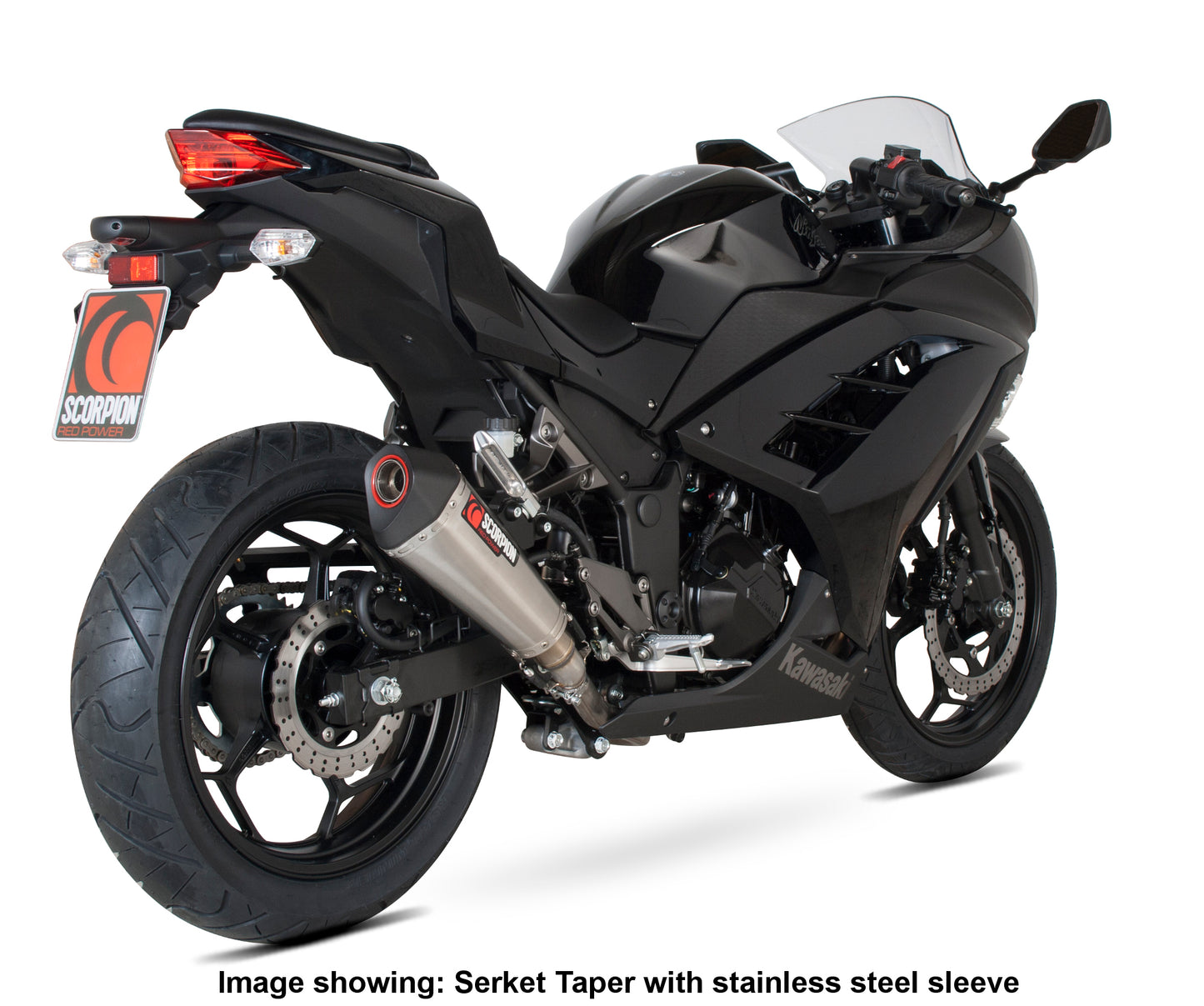 SCORPION SERKET TAPER SLIP-ON KAWASAKI NINJA 300 12'-17' / Z300 15'-17