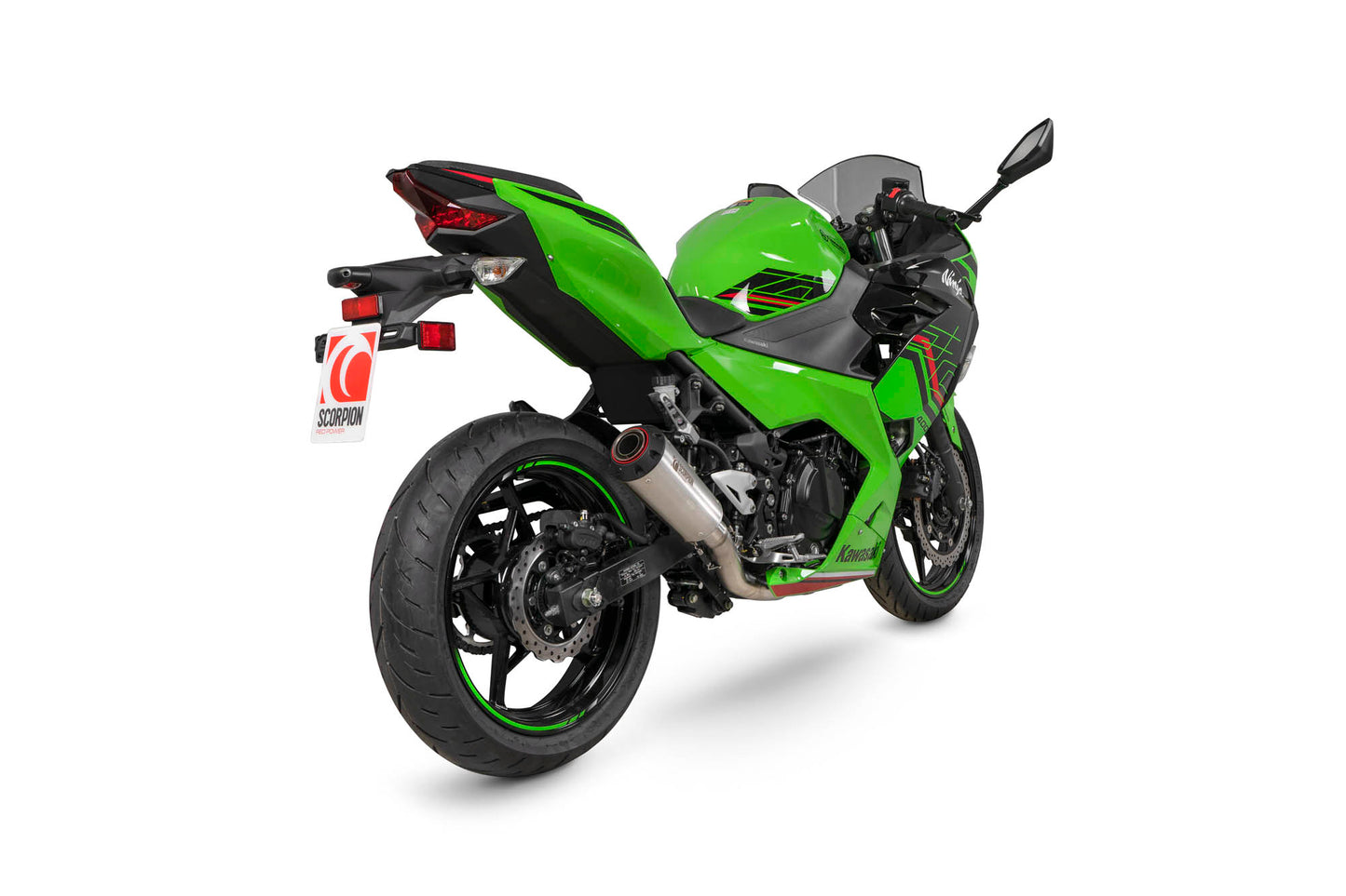 SCORPION RED POWER RACE SYSTEM KAWASAKI NINJA 400 2018-23'
