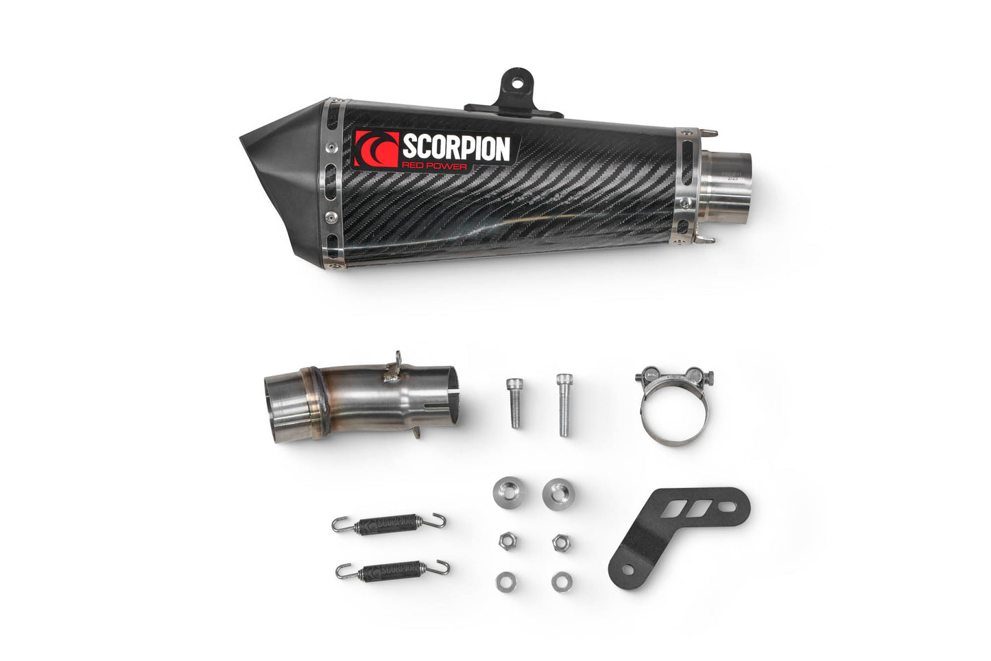 SCORPION SERKET TAPER SLIP-ON KAWASAKI NINJA 400 2018-23' CARBON FIBER