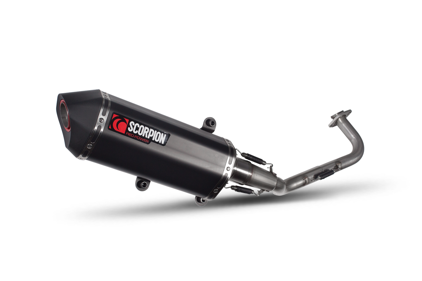 SCORPION SERKET PARALLEL FULL SYSTEM YAMAHA NMAX 125 15'-17' BLACK CERAMIC