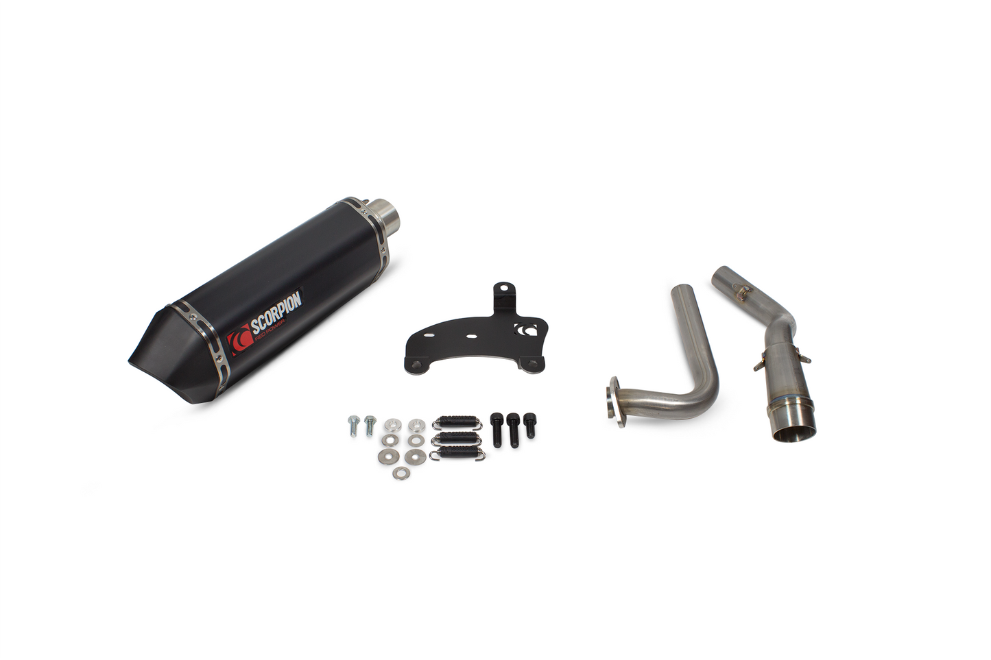 SCORPION SERKET PARALLEL FULL SYSTEM YAMAHA NMAX 125 15'-17' BLACK CERAMIC