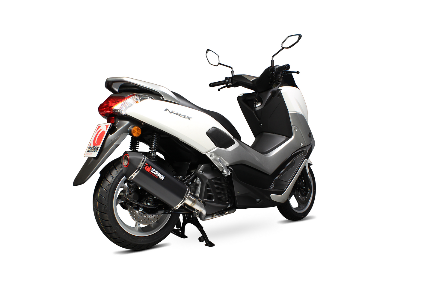 SCORPION SERKET PARALLEL FULL SYSTEM YAMAHA NMAX 125 15'-17' BLACK CERAMIC