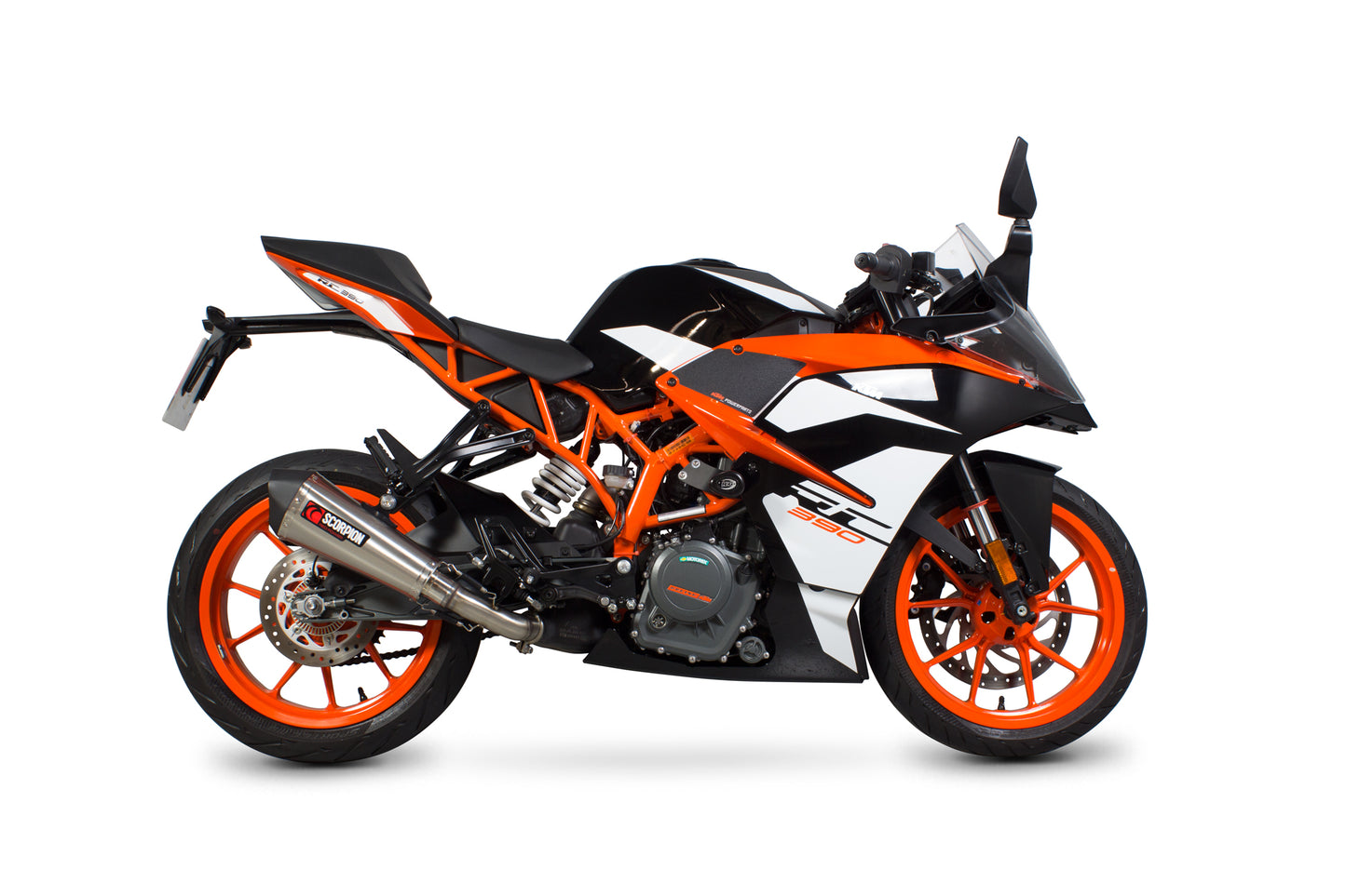 SCORPION SERKET TAPER SLIP-ON KTM RC 390 17'-21' STAINLESS STEEL.