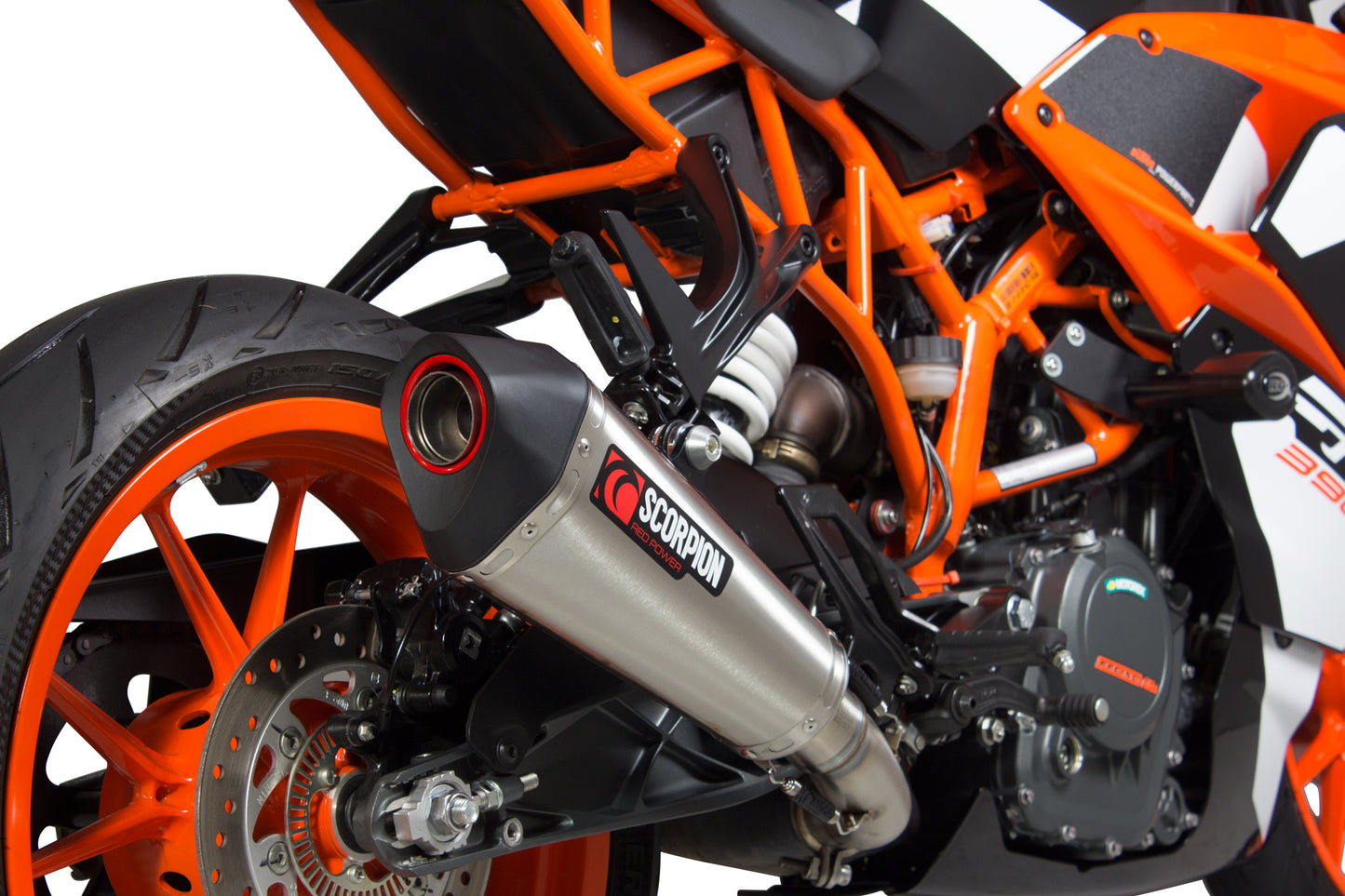 SCORPION SERKET TAPER SLIP-ON KTM RC 390 17'-21' STAINLESS STEEL.