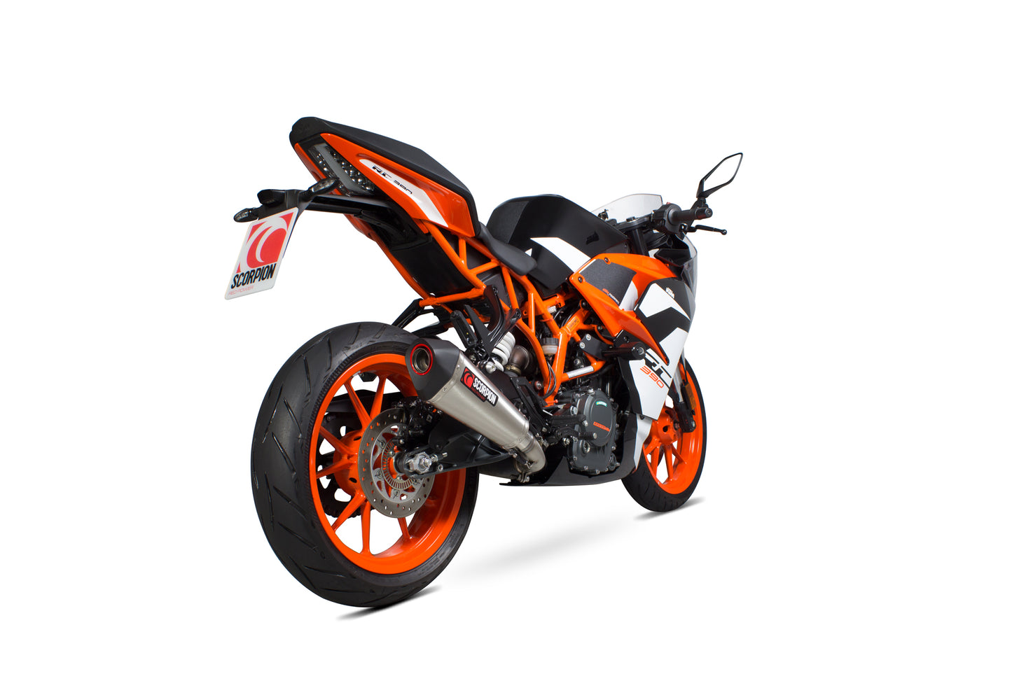 SCORPION SERKET TAPER SLIP-ON KTM RC 390 17'-21' STAINLESS STEEL.