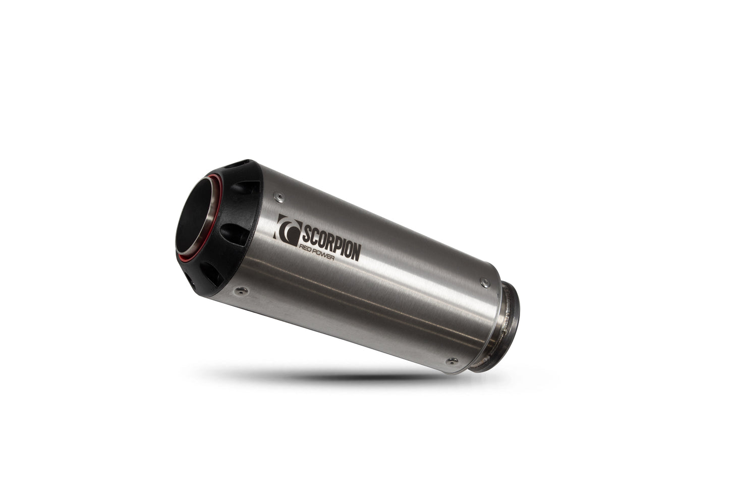 SCORPION RED POWER SLIP-ON KTM SUPER DUKE R 14'-19' STAINLESS STEEL.