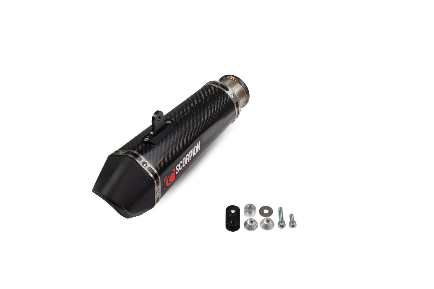 SCORPION SERKE TAPER SLIP-ON KTM SUPER DUKE R 14'-19' CARBON FIBER