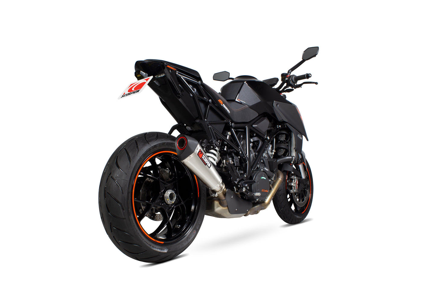 SCORPION SERKE TAPER SLIP-ON KTM SUPER DUKE R 14'-19' STAINLESS STEEL.