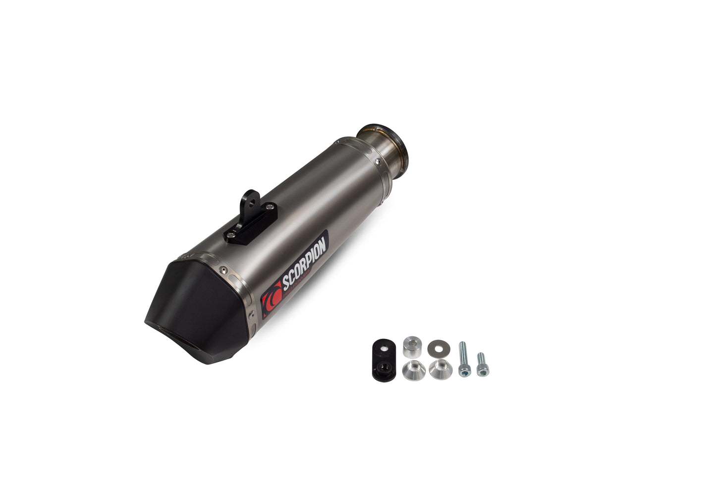 SCORPION SERKE TAPER SLIP-ON KTM SUPER DUKE R 14'-19' TITANIUM