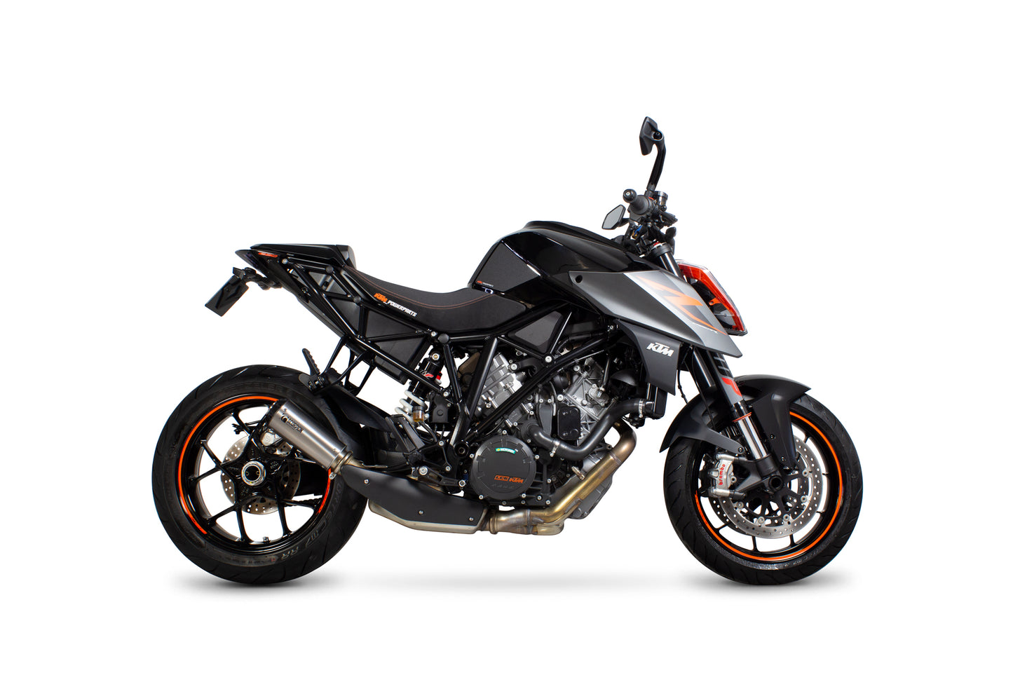 SCORPION RED POWER SLIP-ON KTM SUPER DUKE R 14'-19'