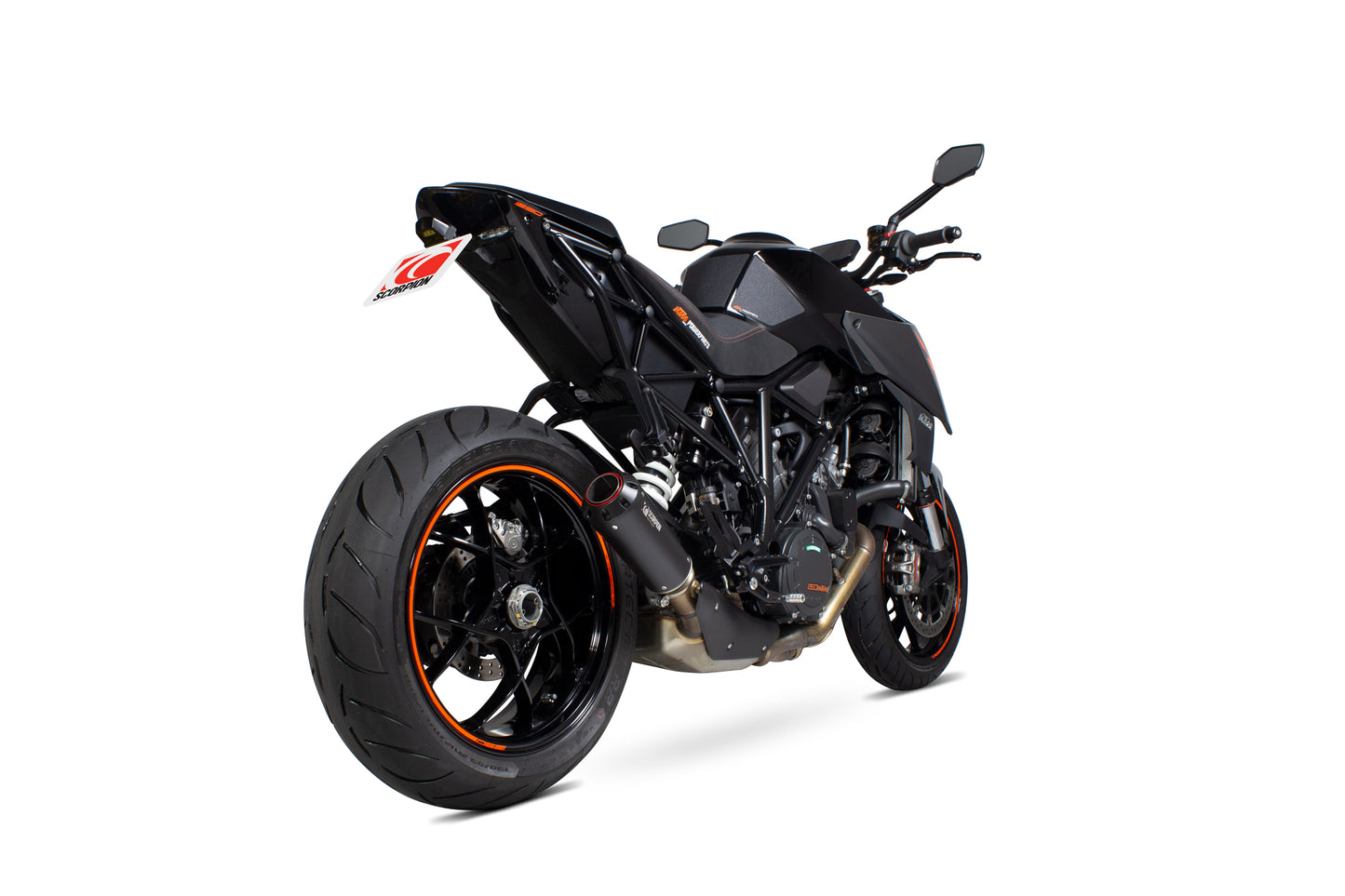 SCORPION RED POWER SLIP-ON KTM SUPER DUKE R 14'-19'
