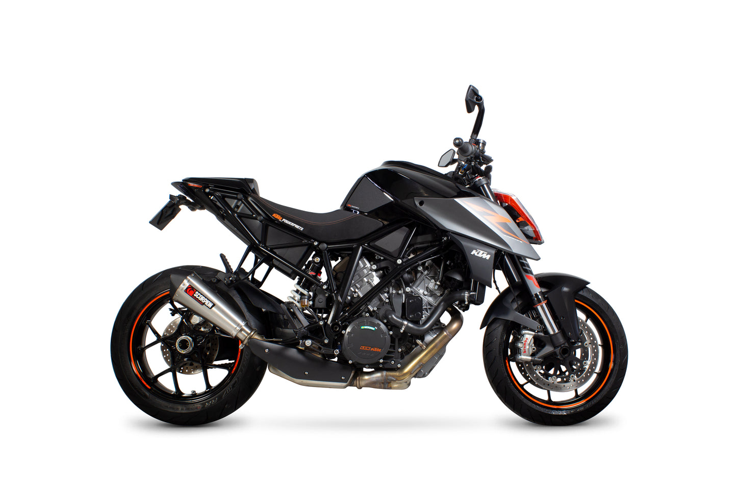 SCORPION SERKE TAPER SLIP-ON KTM SUPER DUKE R 14'-19' STAINLESS STEEL.
