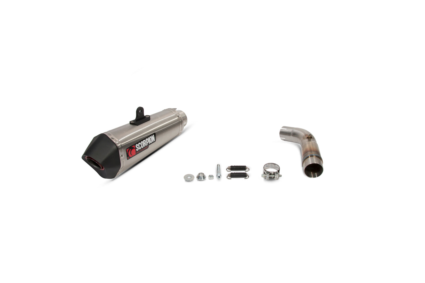 SCORPION SERKET TAPER SLIP-ON SUZUKI SV 650 16'-21' SV 650X 18'-21' STAINLESS STEEL.