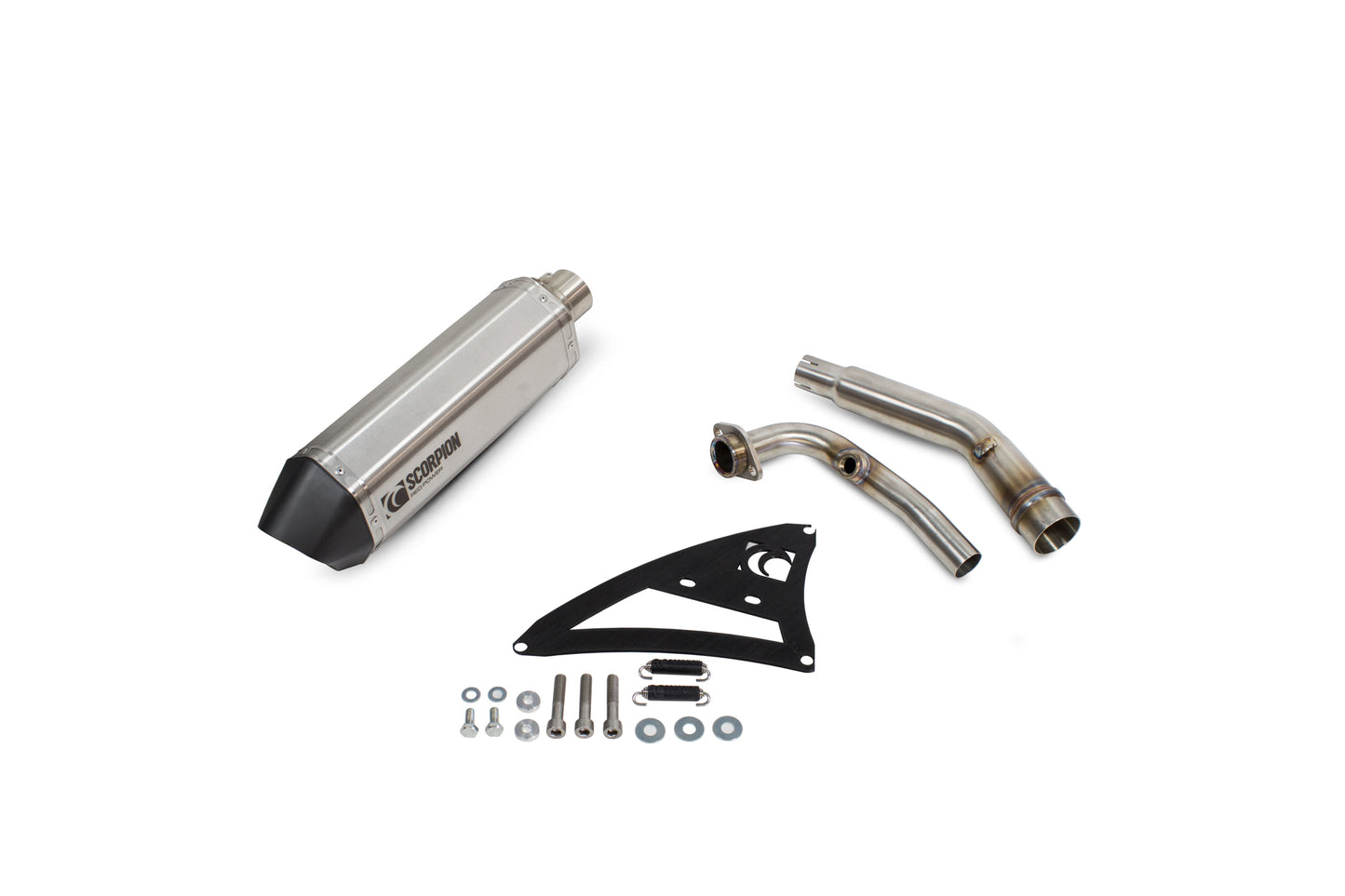 SCORPION SERKET PARALLEL FULL SYSTEM YAMAHA XMAX 125 08'-16' ACERO INOX.