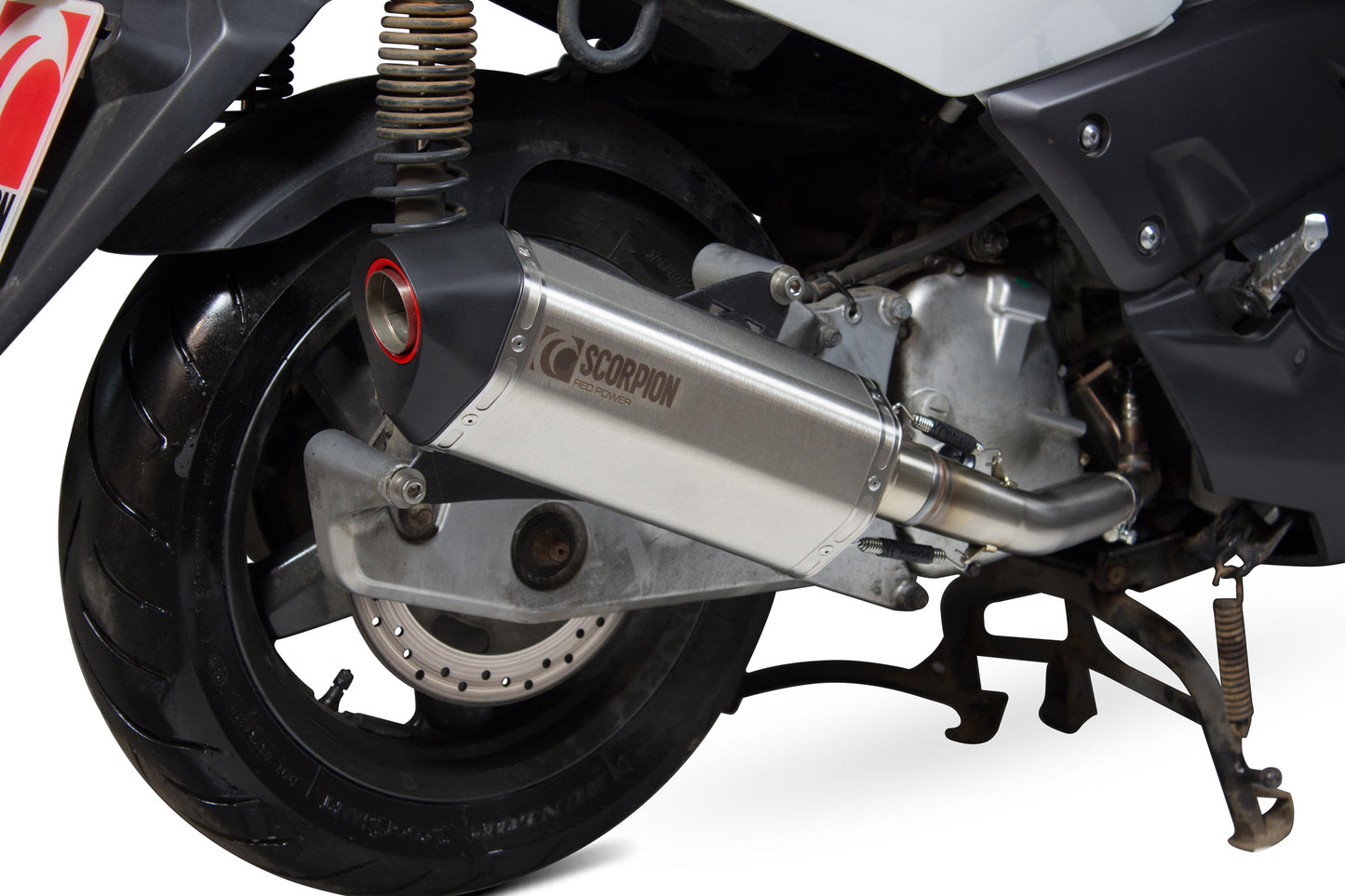 SCORPION SERKET PARALLEL FULL SYSTEM YAMAHA XMAX 125 08'-16' ACERO INOX.