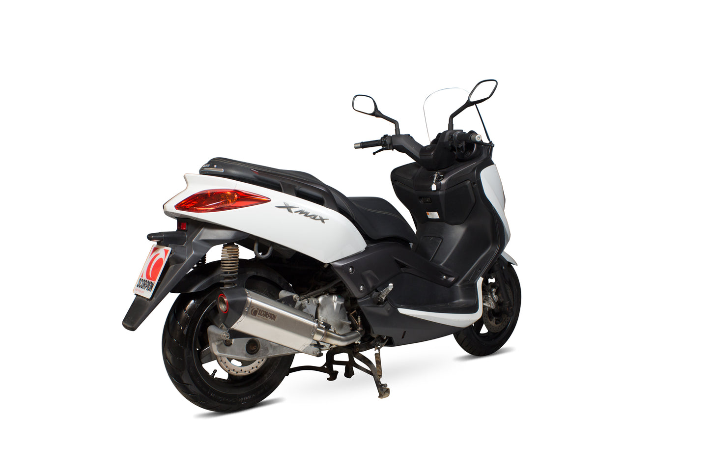 SCORPION SERKET PARALLEL FULL SYSTEM YAMAHA XMAX 125 08'-16' ACERO INOX.